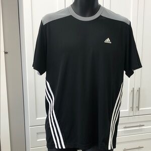 adidas Climalite Training T-Shirt | Men’s Medium | Black & Grey